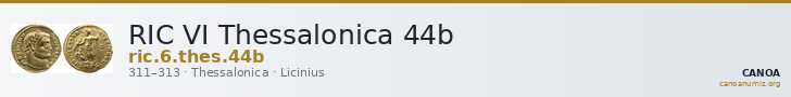 RIC VI Thessalonica 44b — CANOA