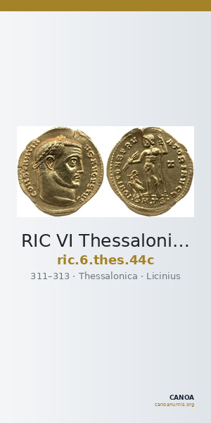 RIC VI Thessalonica 44c — CANOA