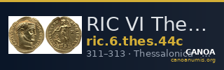 RIC VI Thessalonica 44c — CANOA