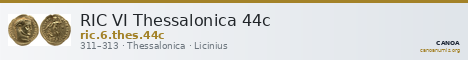 RIC VI Thessalonica 44c — CANOA