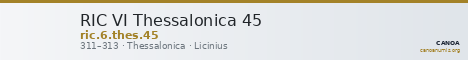 RIC VI Thessalonica 45 — CANOA