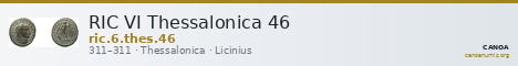 RIC VI Thessalonica 46 — CANOA