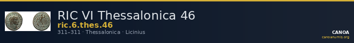 RIC VI Thessalonica 46 — CANOA