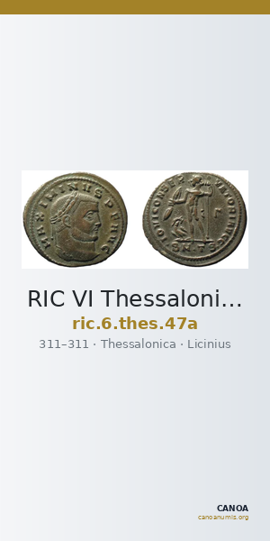 RIC VI Thessalonica 47a — CANOA