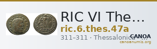 RIC VI Thessalonica 47a — CANOA