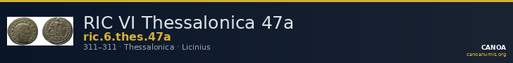 RIC VI Thessalonica 47a — CANOA