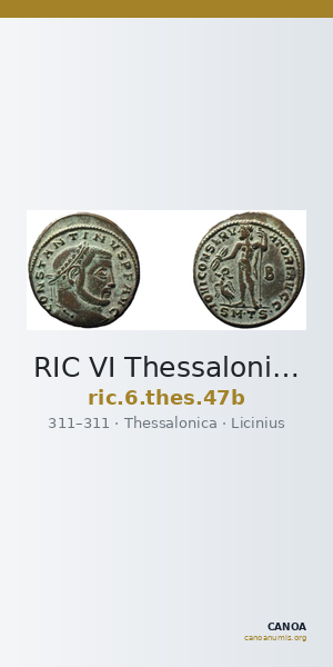 RIC VI Thessalonica 47b — CANOA