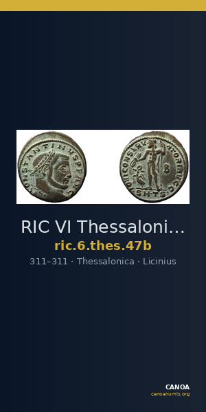 RIC VI Thessalonica 47b — CANOA