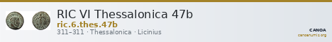 RIC VI Thessalonica 47b — CANOA