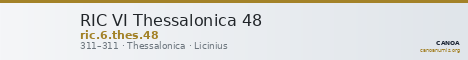 RIC VI Thessalonica 48 — CANOA