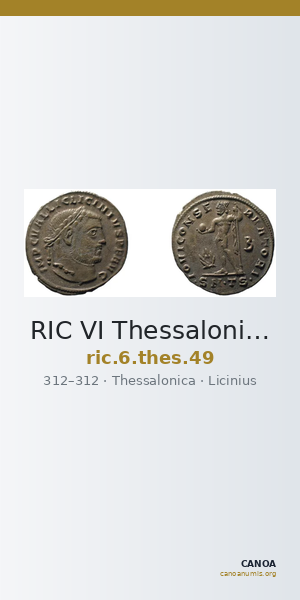 RIC VI Thessalonica 49 — CANOA