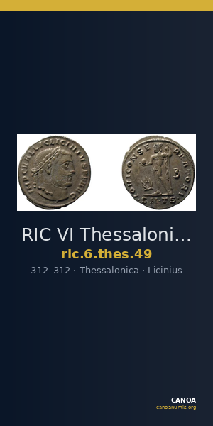 RIC VI Thessalonica 49 — CANOA