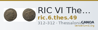 RIC VI Thessalonica 49 — CANOA