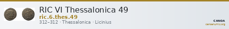 RIC VI Thessalonica 49 — CANOA