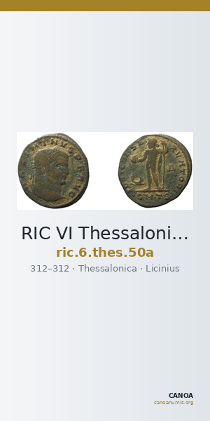 RIC VI Thessalonica 50a — CANOA