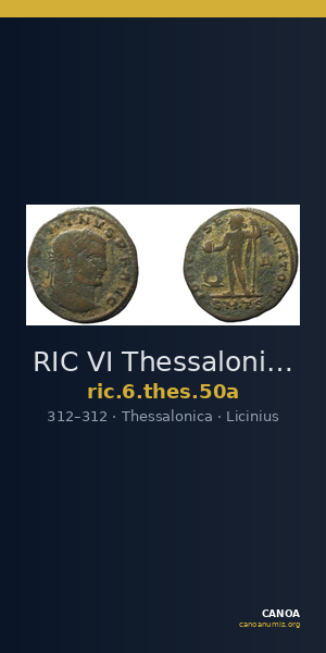 RIC VI Thessalonica 50a — CANOA