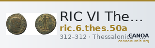 RIC VI Thessalonica 50a — CANOA