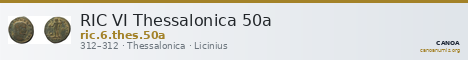 RIC VI Thessalonica 50a — CANOA
