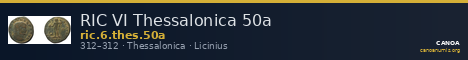 RIC VI Thessalonica 50a — CANOA