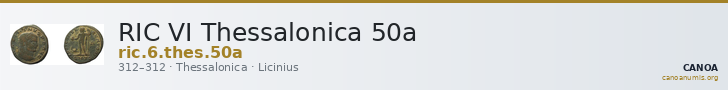 RIC VI Thessalonica 50a — CANOA