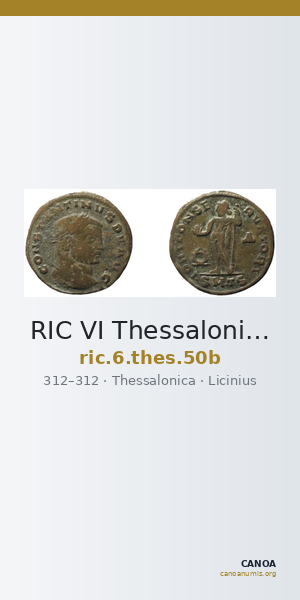 RIC VI Thessalonica 50b — CANOA