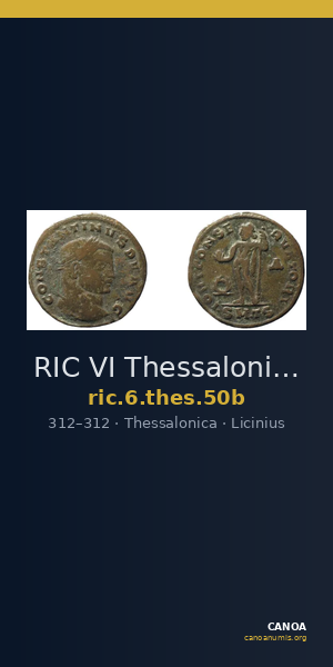 RIC VI Thessalonica 50b — CANOA