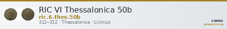 RIC VI Thessalonica 50b — CANOA