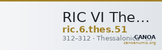 RIC VI Thessalonica 51 — CANOA