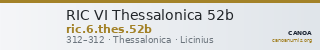 RIC VI Thessalonica 52b — CANOA