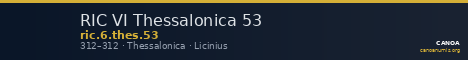 RIC VI Thessalonica 53 — CANOA