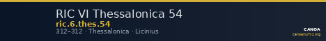 RIC VI Thessalonica 54 — CANOA