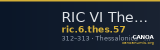 RIC VI Thessalonica 57 — CANOA