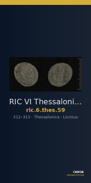 RIC VI Thessalonica 59 — CANOA