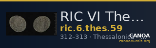 RIC VI Thessalonica 59 — CANOA