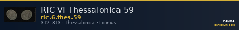 RIC VI Thessalonica 59 — CANOA