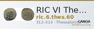 RIC VI Thessalonica 60 — CANOA