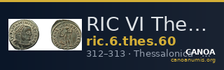 RIC VI Thessalonica 60 — CANOA