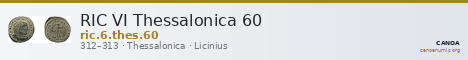 RIC VI Thessalonica 60 — CANOA