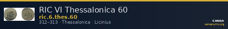 RIC VI Thessalonica 60 — CANOA