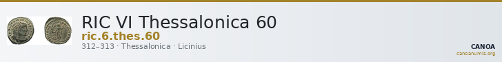 RIC VI Thessalonica 60 — CANOA