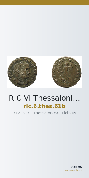 RIC VI Thessalonica 61b — CANOA