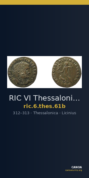 RIC VI Thessalonica 61b — CANOA