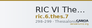 RIC VI Thessalonica 7 — CANOA