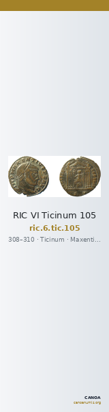 RIC VI Ticinum 105 — CANOA