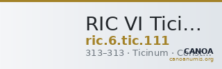 RIC VI Ticinum 111 — CANOA