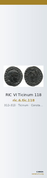 RIC VI Ticinum 118 — CANOA
