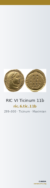 RIC VI Ticinum 11b — CANOA