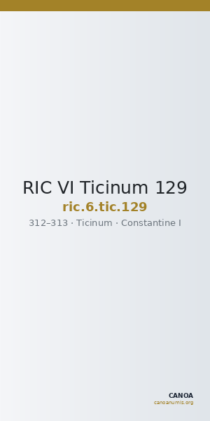 RIC VI Ticinum 129 — CANOA