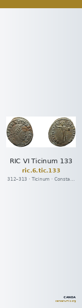 RIC VI Ticinum 133 — CANOA