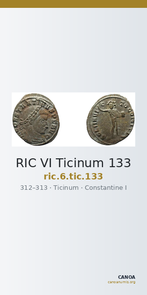 RIC VI Ticinum 133 — CANOA